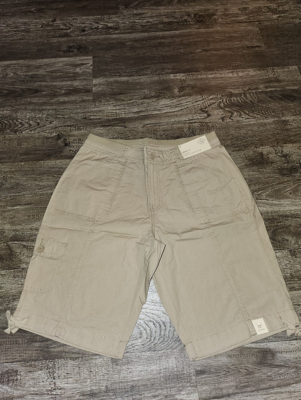 St. John's Bay Women's Mid Rise Bermuda Shorts